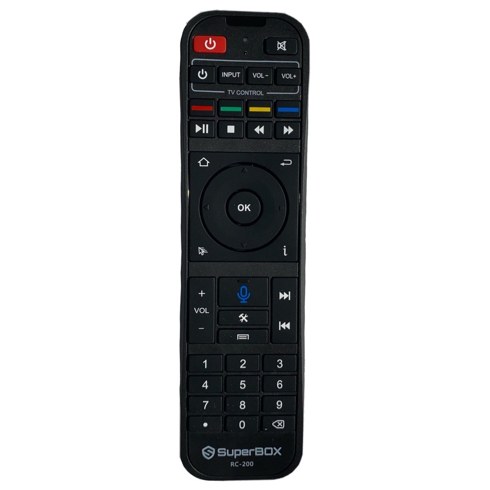 SuperBox RC-200 Smart Voice Remote Control for S5 Max/PRO/S6 Max/Ultra/Pro/Elite